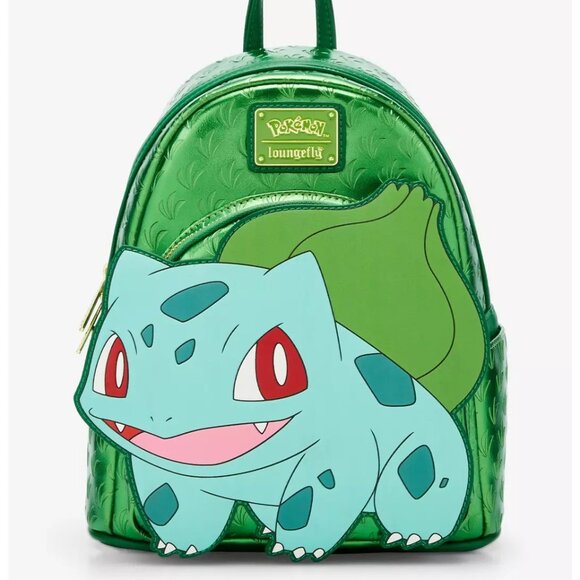 NWT Loungefly Pokémon Shiny Bulbasaur Mini Backpack